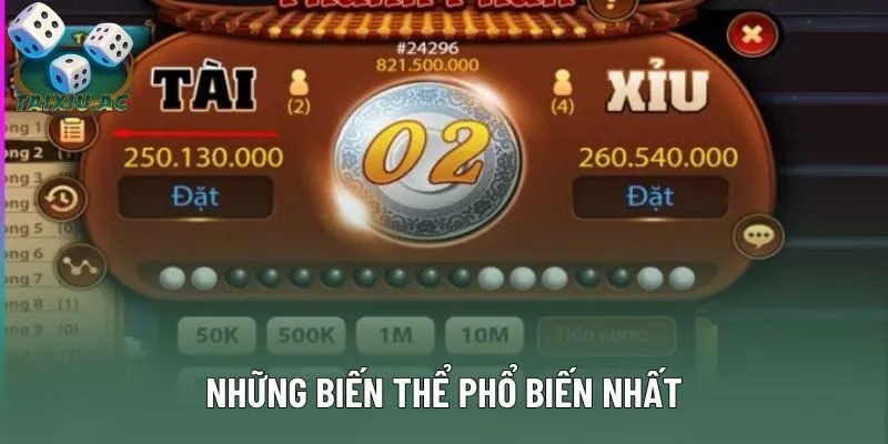 Những biến thể phổ biến nhất Những biến thể phổ biến nhất