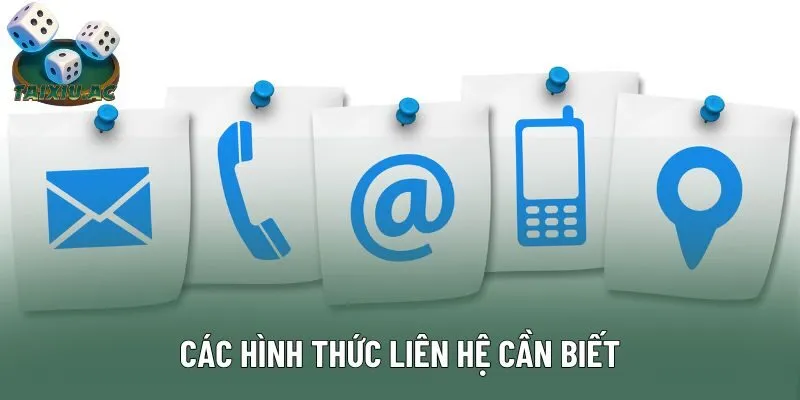 Các hình thức liên hệ cần biết Các hình thức liên hệ cần biết