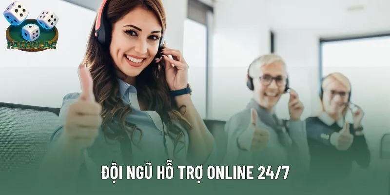 Đội ngũ hỗ trợ online 24/7 Đội ngũ hỗ trợ online 24/7
