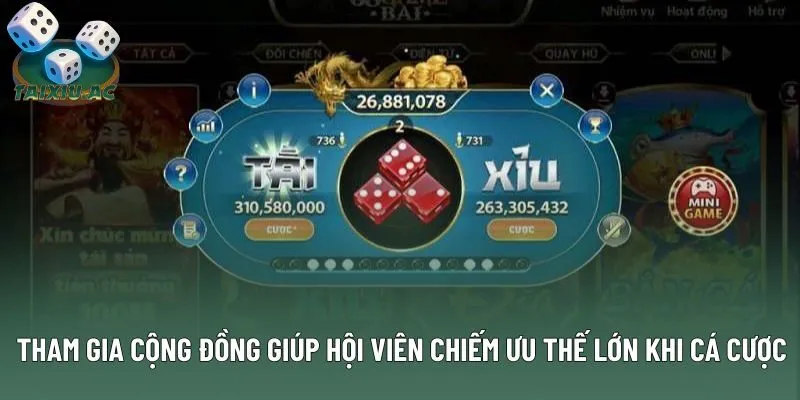 Tham gia cộng đồng giúp hội viên chiếm ưu thế lớn khi cá cược Tham gia cộng đồng giúp hội viên chiếm ưu thế lớn khi cá cược