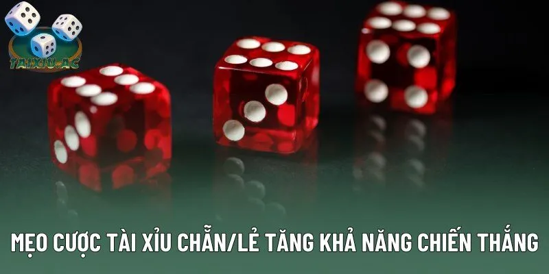 Mẹo cược tài xỉu chẵn/lẻ tăng khả năng chiến thắng Mẹo cược tài xỉu chẵn/lẻ tăng khả năng chiến thắng